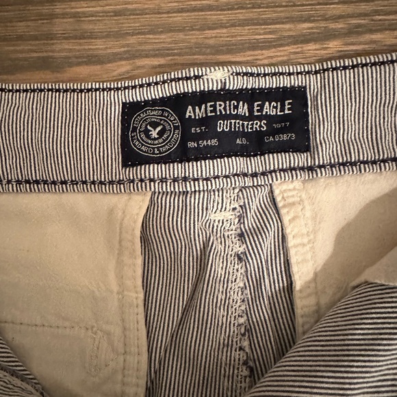 American Eagle - Flat Front - Striped Shorts - Size 31 - Classic Length - Picture 3 of 5